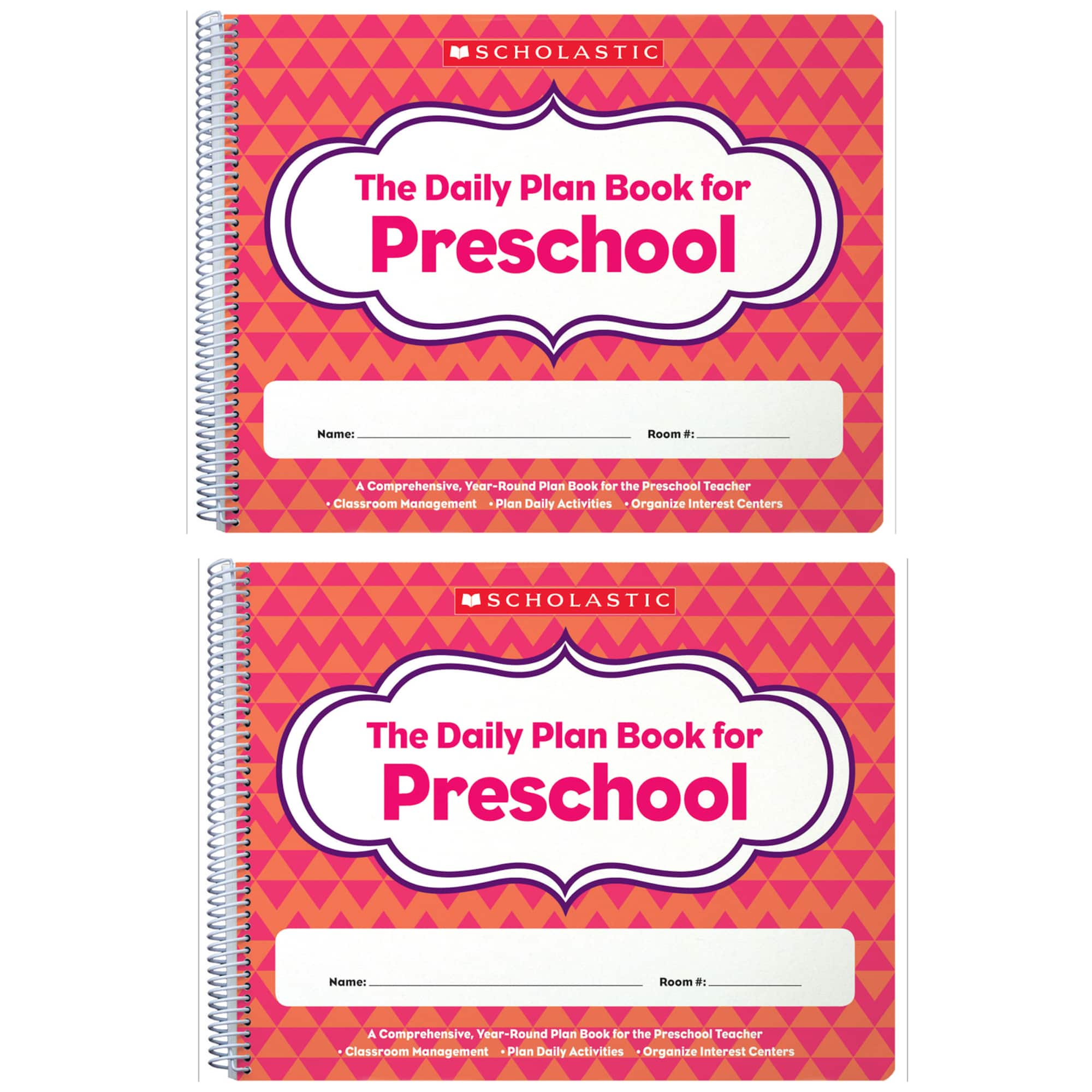 Scholastic The Daily Plan Book for Preschool, 2ct.